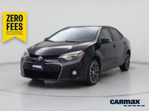 Black 2015 Toyota Corolla S Plus