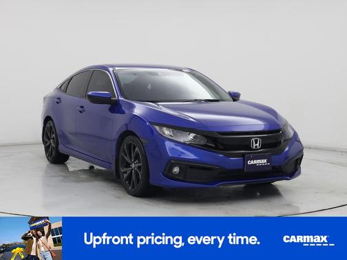 Blue 2020 Honda Civic Sport