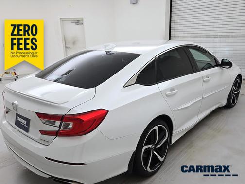 White 2018 Honda Accord Sport