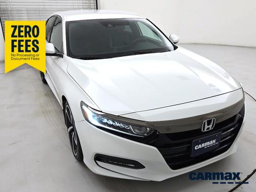 White 2018 Honda Accord Sport