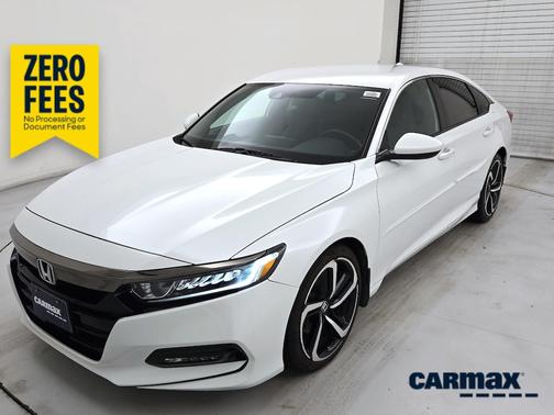White 2018 Honda Accord Sport