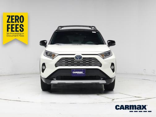 White 2021 Toyota RAV4 Hybrid XSE