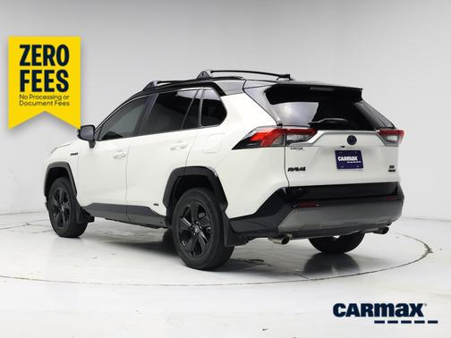 White 2021 Toyota RAV4 Hybrid XSE