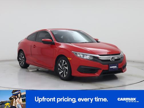 Red 2017 Honda Civic LX-P