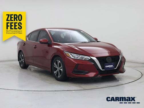 Red 2021 Nissan Sentra SV