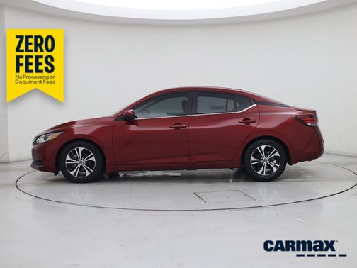 Red 2021 Nissan Sentra SV