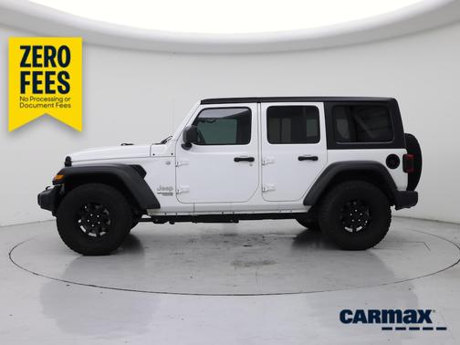 White 2020 Jeep Wrangler Unlimited Sport