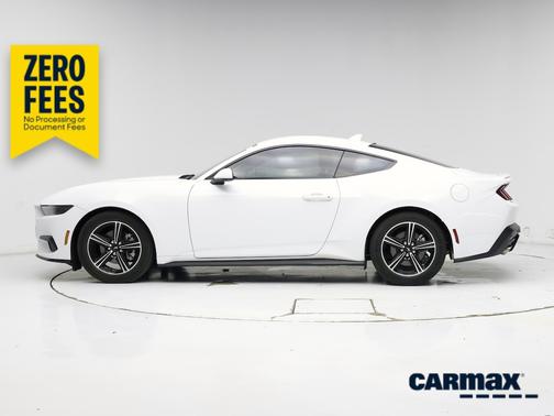 White 2025 Ford Mustang Ecoboost Premium