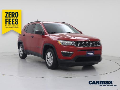 Red 2020 Jeep Compass Sport