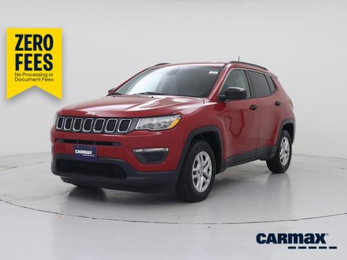 Red 2020 Jeep Compass Sport