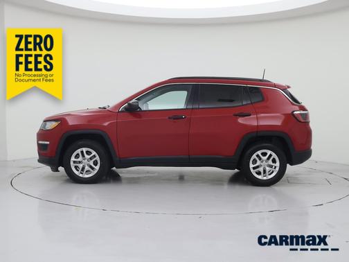 Red 2020 Jeep Compass Sport