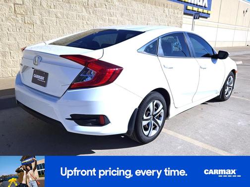White 2018 Honda Civic LX