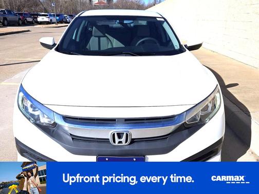 White 2018 Honda Civic LX