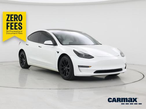 White 2022 Tesla Model 3 Long Range