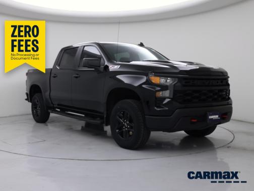 Black 2022 Chevrolet Silverado 1500 Custom Trail Boss