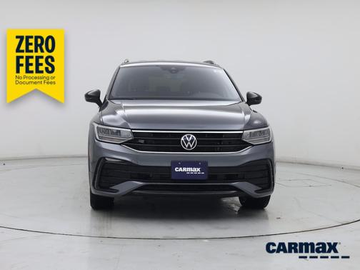 Gray 2022 Volkswagen Tiguan SE R-Line Black