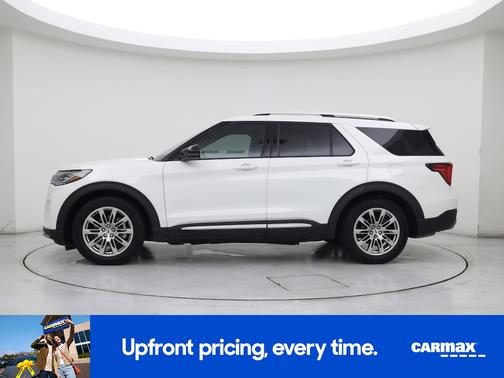 White 2025 Ford Explorer Platinum