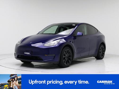 Blue 2021 Tesla Model Y Long Range