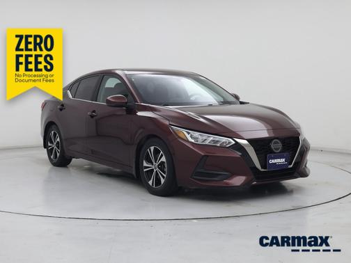Burgundy 2020 Nissan Sentra SV