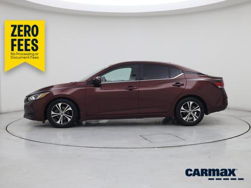 Burgundy 2020 Nissan Sentra SV