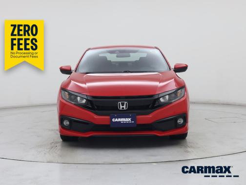 Red 2019 Honda Civic Sport