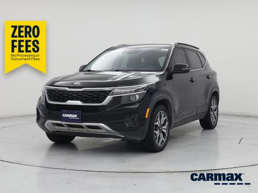 Black 2021 Kia Seltos S
