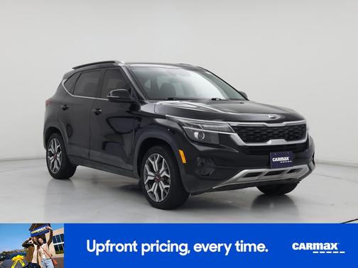 Black 2021 Kia Seltos S
