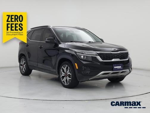 Black 2021 Kia Seltos S
