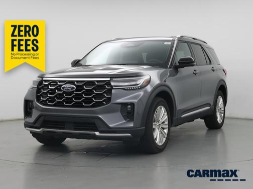 Gray 2025 Ford Explorer Platinum