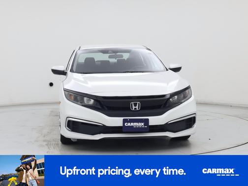 White 2020 Honda Civic LX