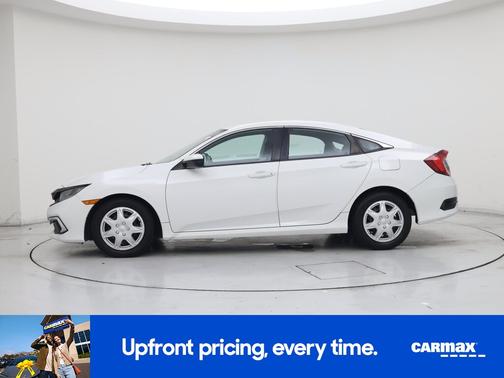 White 2020 Honda Civic LX