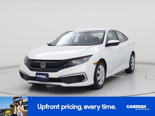White 2020 Honda Civic LX