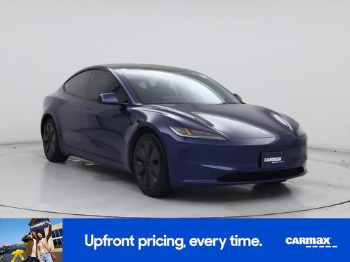Blue 2025 Tesla Model 3 Long Range