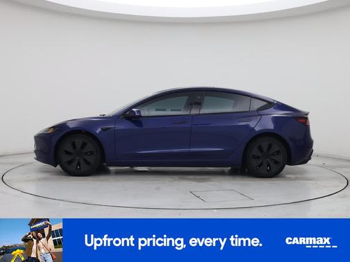 Blue 2025 Tesla Model 3 Long Range