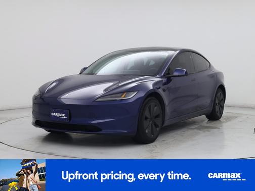 Blue 2025 Tesla Model 3 Long Range