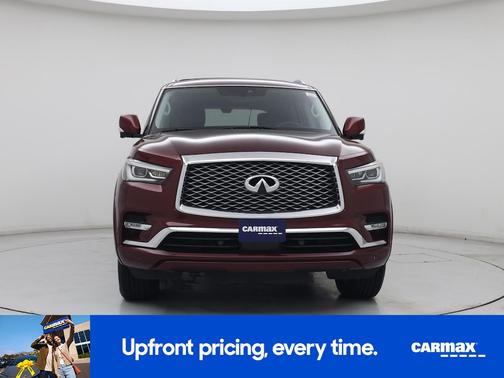 Burgundy 2021 INFINITI QX80 Luxe
