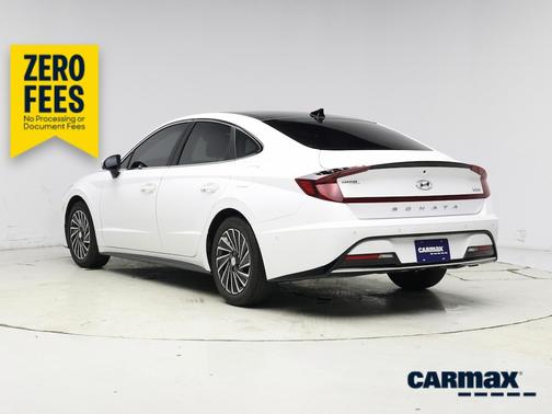 White 2023 Hyundai SONATA Hybrid Limited