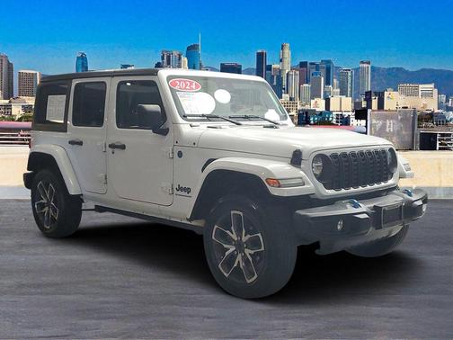 Bright White Clearcoat 2024 Jeep Wrangler 4xe Sport