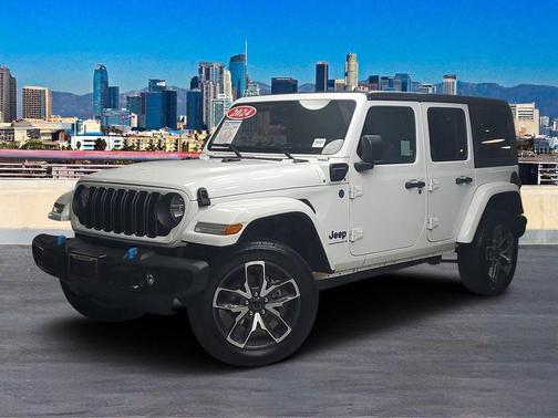Bright White Clearcoat 2024 Jeep Wrangler 4xe Sport