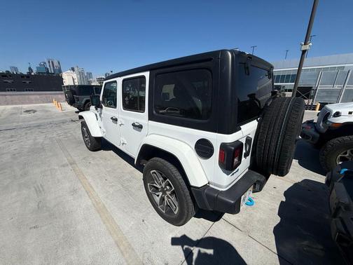 Bright White Clearcoat 2024 Jeep Wrangler 4xe Sport