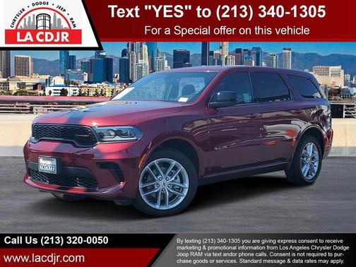 Red 2026 Dodge Durango GT
