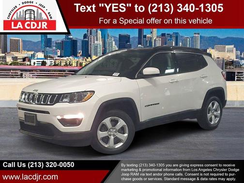 White Clearcoat 2018 Jeep Compass Latitude