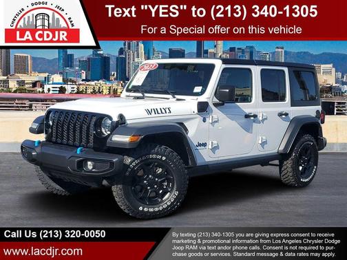 Bright White Clearcoat 2023 Jeep Wrangler 4xe Base
