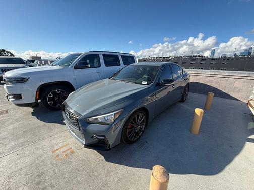 Slate Gray 2023 INFINITI Q50 RED SPORT 400