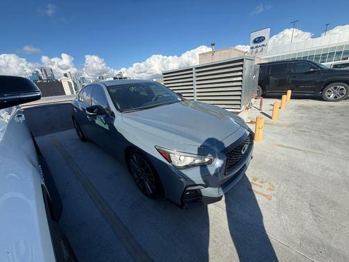 Slate Gray 2023 INFINITI Q50 RED SPORT 400