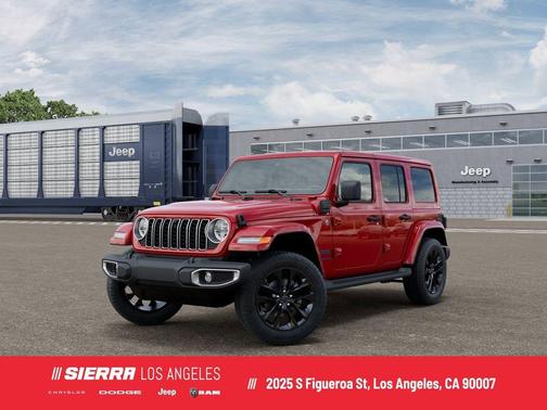 Firecracker Red Clearcoat 2025 Jeep Wrangler 4xe Sahara