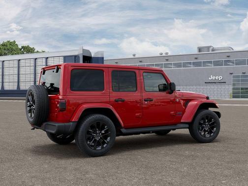 Firecracker Red Clearcoat 2025 Jeep Wrangler 4xe Sahara