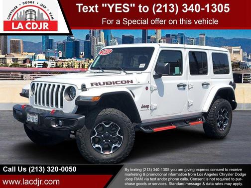 Bright White Clearcoat 2023 Jeep Wrangler Rubicon