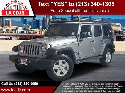 Billet Silver Metallic Clearcoat 2015 Jeep Wrangler Unlimited Sport