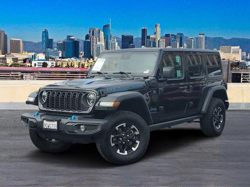 Black Clearcoat 2024 Jeep Wrangler 4xe Rubicon